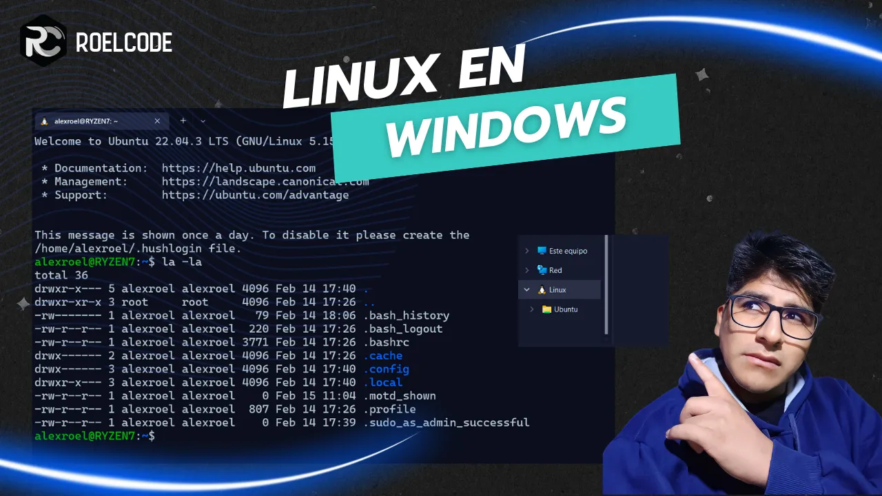 🐧Instalación de Linux en Windows con WSL2: Ejecución de aplicaciones de Linux en Windows